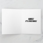 KERSTKAART MET FUN MONA LISA KAART (Binnen)