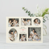 Kerstkaart met Galerijmuur Kaart (Staand voorkant)