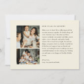 Kerstkaart met Galerijmuur Kaart (Achterkant)