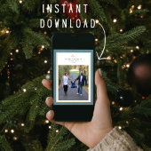 Kerstkaart met gelukkig kerstfeest foto van het ge