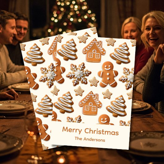 Kerstkaart met Gengeltelied