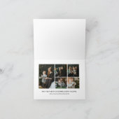 Kerstkaart met gevouwen ontwerp feestdagen kaart (Binnen)