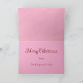 Kerstkaart met Golden Retriever (Binnen)