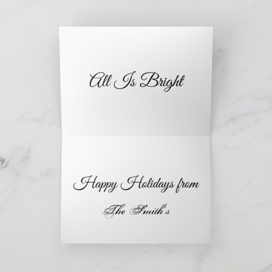 Kerstkaart met Gouden Retriever Feestdagen Kaart (Binnen)