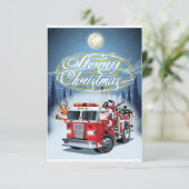 Kerstkaart met groet (Staand voorkant)