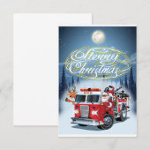 Kerstkaart met groet (Voorkant / Achterkant)