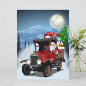 Kerstkaart met groet (Staand voorkant)