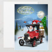 Kerstkaart met groet (Voorkant / Achterkant)