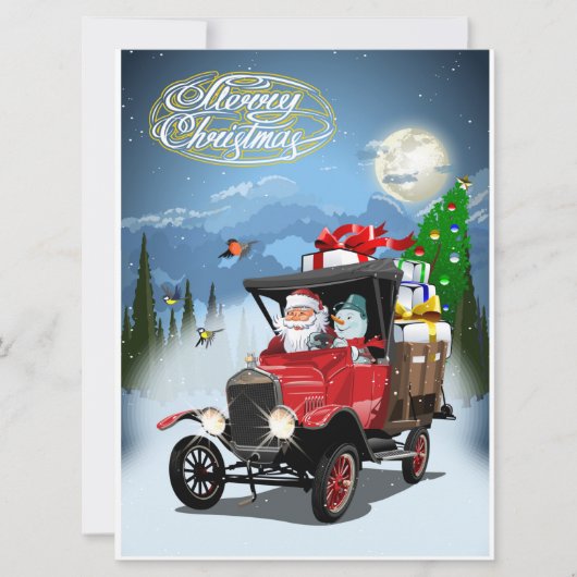 Kerstkaart met groet (Voorkant)