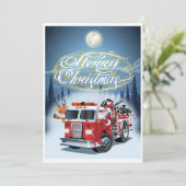 Kerstkaart met groet (Staand voorkant)