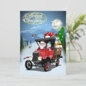 Kerstkaart met groet (Staand voorkant)