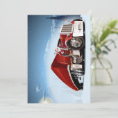 Kerstkaart met groet (Staand voorkant)