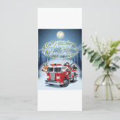 Kerstkaart met groet (Staand voorkant)