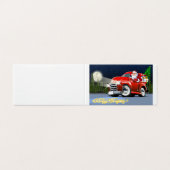 Kerstkaart met groet kaart (Buitenkant ongevouwen)