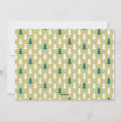 Kerstkaart met handgeschreven tekst 'Joy, Love & P (Achterkant)