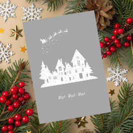 Kerstkaart met Ho-Ho-Ho Kaart