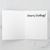 Kerstkaart met hoofdkaart kaart (Binnen)