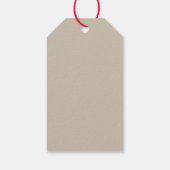 Kerstkaart met illustratie uit Een Kerstlied van D Cadeaulabel (Achterkant)