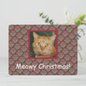 Kerstkaart met je kat (Staand voorkant)