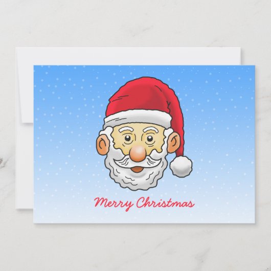 Kerstkaart met Jingle Bells en Kerstman (Voorkant)