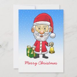 Kerstkaart met Jingle Bells en Sinterklaas