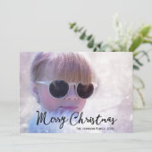 Kerstkaart met jouw foto (Staand voorkant)