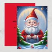 Kerstkaart met Kabouter (Voorkant / Achterkant)