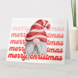 Kerstkaart met Kabouter Kaart