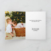 Kerstkaart met Kantoor voor kerstmis Feestdagen Kaart (Binnen)