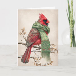 Kerstkaart met Kardinaal Feestdagen Kaart