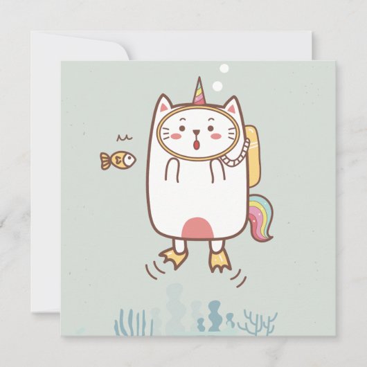 Kerstkaart met katten (Voorkant)