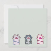 Kerstkaart met katten (Achterkant)