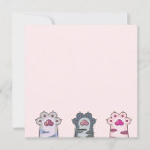 Kerstkaart met katten (Achterkant)