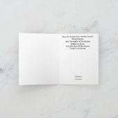 Kerstkaart met kerstboom ruggenwervel kaart (Binnen)