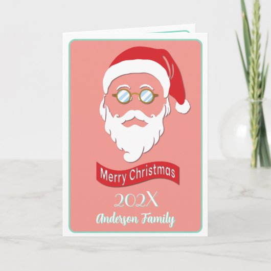 kerstkaart met kerstkaart in kerststijl bedankkaart (Voorkant)