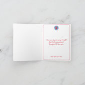 Kerstkaart met kerstkaart voor kerstman met kerstk bedankkaart (Binnen)