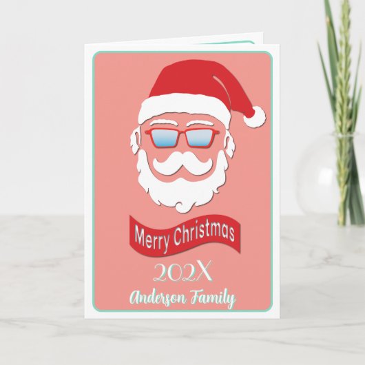 Kerstkaart met kerstkaart voor kerstman met kerstk bedankkaart (Voorkant)