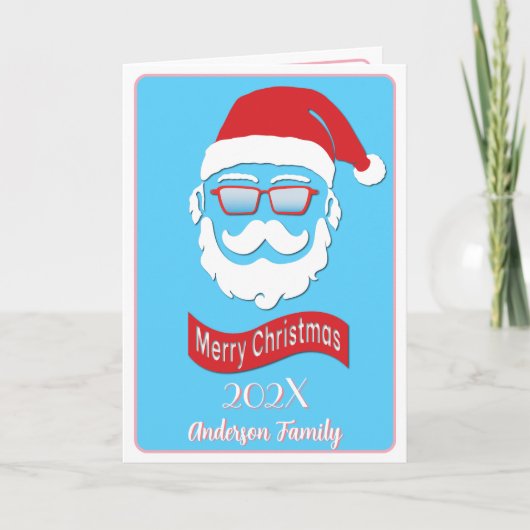 Kerstkaart met kerstkaart voor kerstman met kerstk bedankkaart (Voorkant)