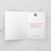 Kerstkaart met kerstkaart voor kerstman met kerstk bedankkaart (Binnen)