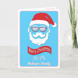 Kerstkaart met kerstkaart voor kerstman met kerstk bedankkaart