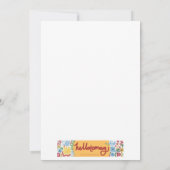 Kerstkaart met Kerstmis Kerstvrede op Aarde Kat Kaart (Achterkant)