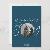 Kerstkaart met Kerstmis Vakantie Zelf Ontwerpen (Voorkant)