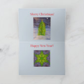 Kerstkaart met Kerstvreugde Feestdagen Kaart (Binnen)