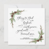 kerstkaart met KJV bijbelversie (Voorkant)