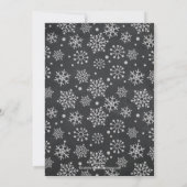 Kerstkaart met leuk schoolbord thema voor de famil (Achterkant)