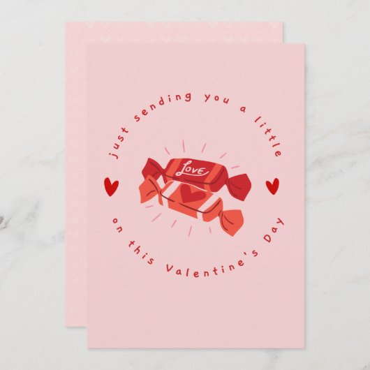 Kerstkaart met liefde (Voorkant / Achterkant)