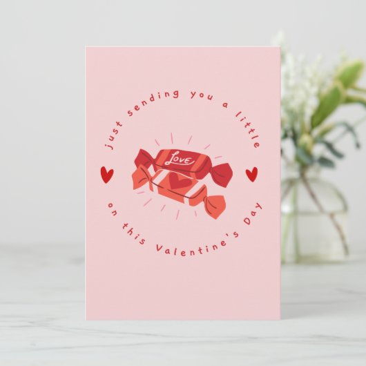 Kerstkaart met liefde (Staand voorkant)