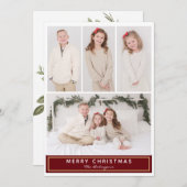 kerstkaart met meerdere foto's (Voorkant / Achterkant)