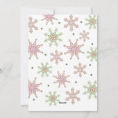 Kerstkaart met meerdere foto's van Joy Sneeuwvlok (Achterkant)