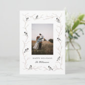 Kerstkaart met Meesje (Staand voorkant)